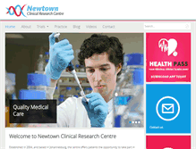 Tablet Screenshot of newtowncrc.co.za